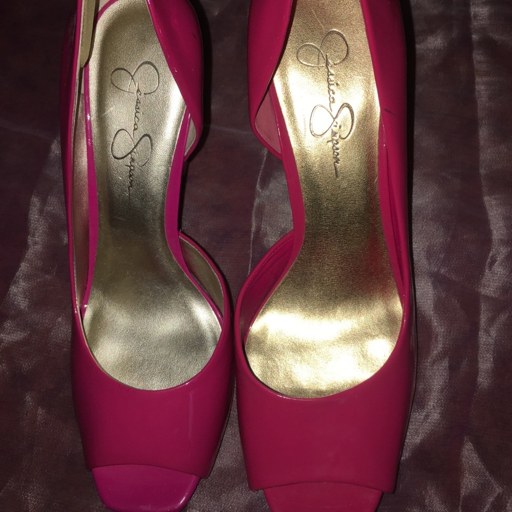 Jessica simpson pink pumps